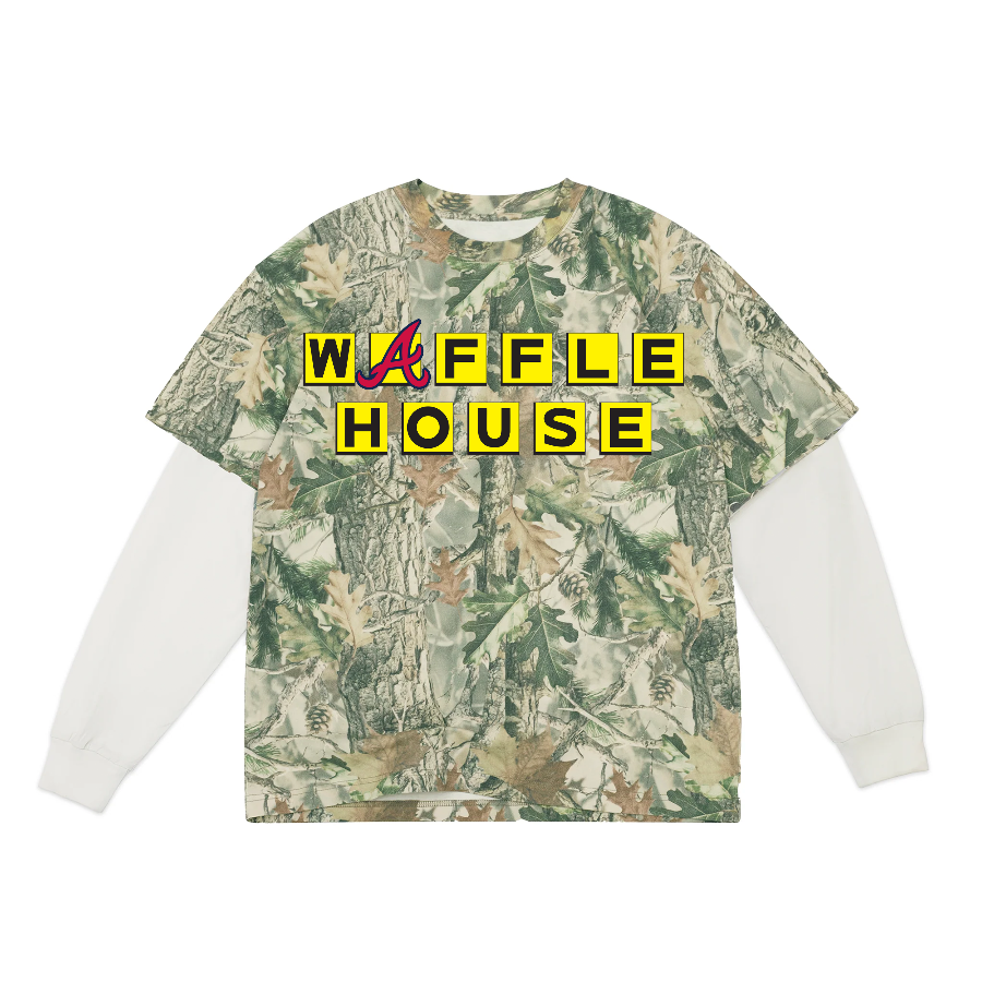 Waffle House x ATL Camo L/S
