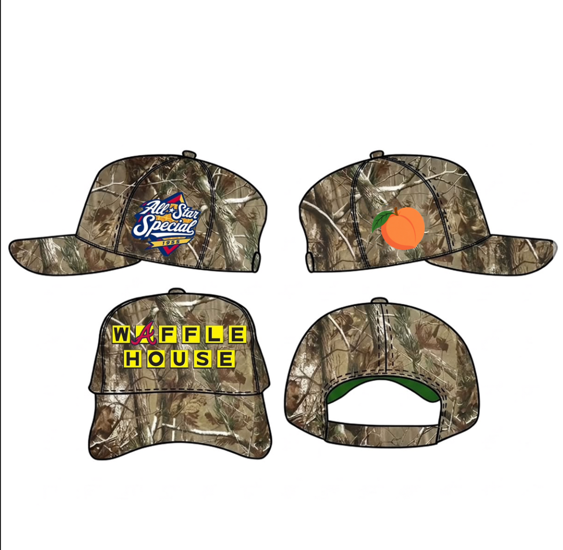 Waffle House x ATL Camo "Peach"