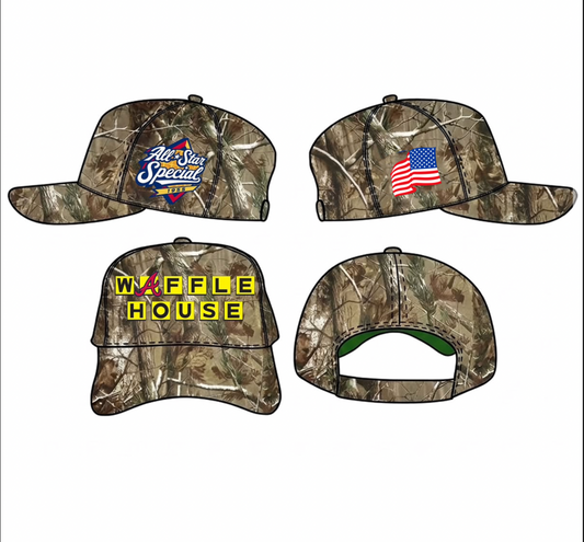 Waffle House x ATL Camo "USA Flag"