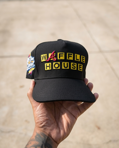 Waffle House x ATL Cotton Twill Snapback (Green Underbrim)